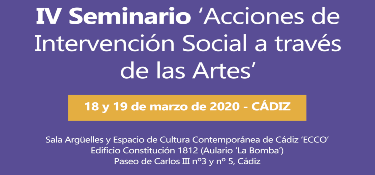 IV Seminario “Acciones de Intervención Social a través de las Artes” en la UCA