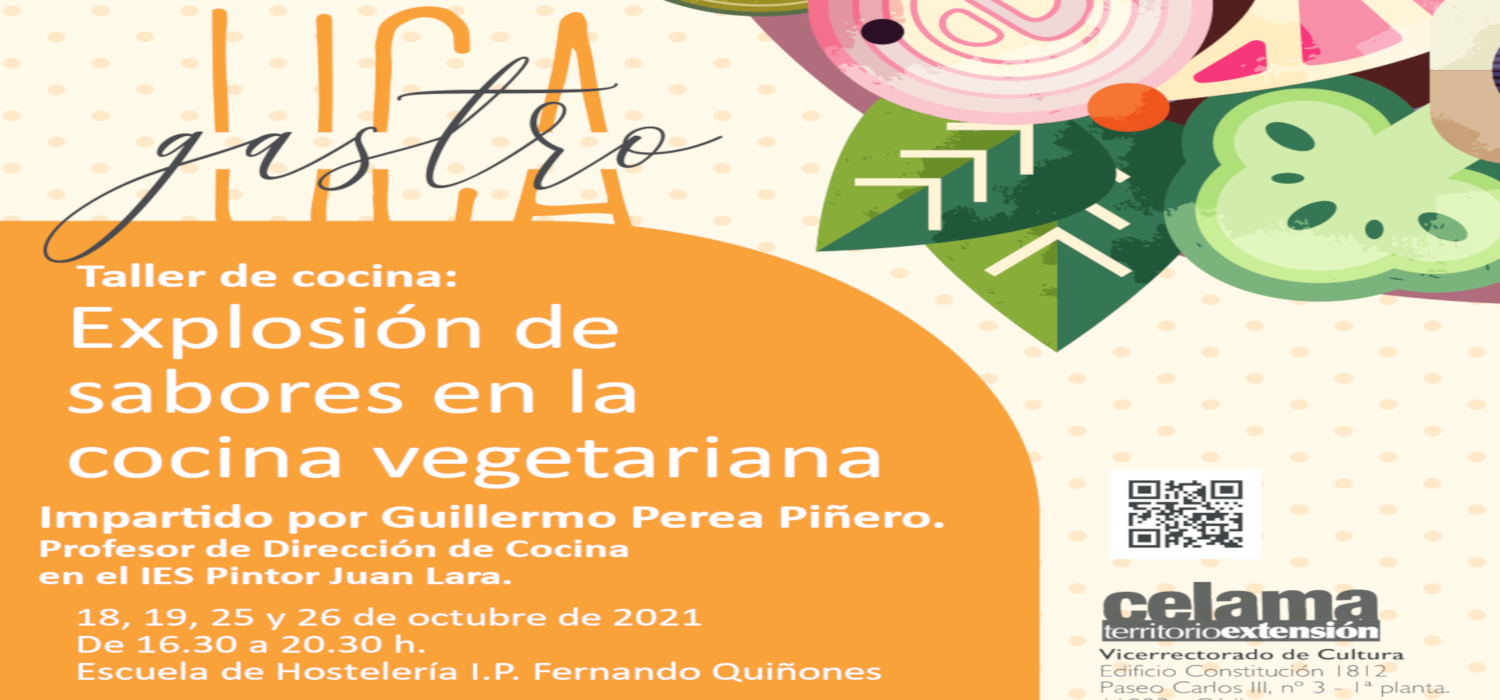 “Explosión de sabores en la cocina vegetariana”, un nuevo curso del programa GastroUCA, el Campus gastronómico de la Universidad de Cádiz