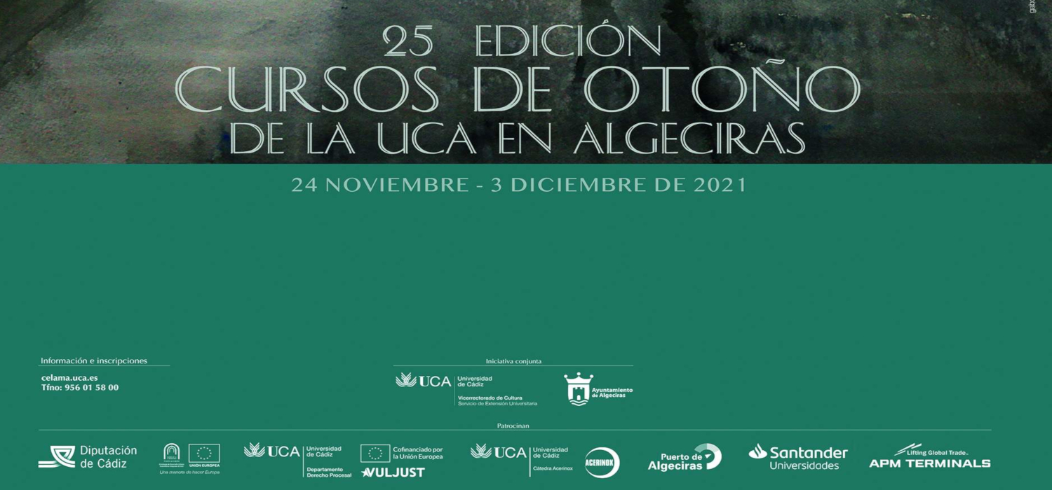 Abierto plazo de matriculación en los seminarios de la 25 Edición de los Cursos de Otoño de la Universidad de Cádiz en Algeciras