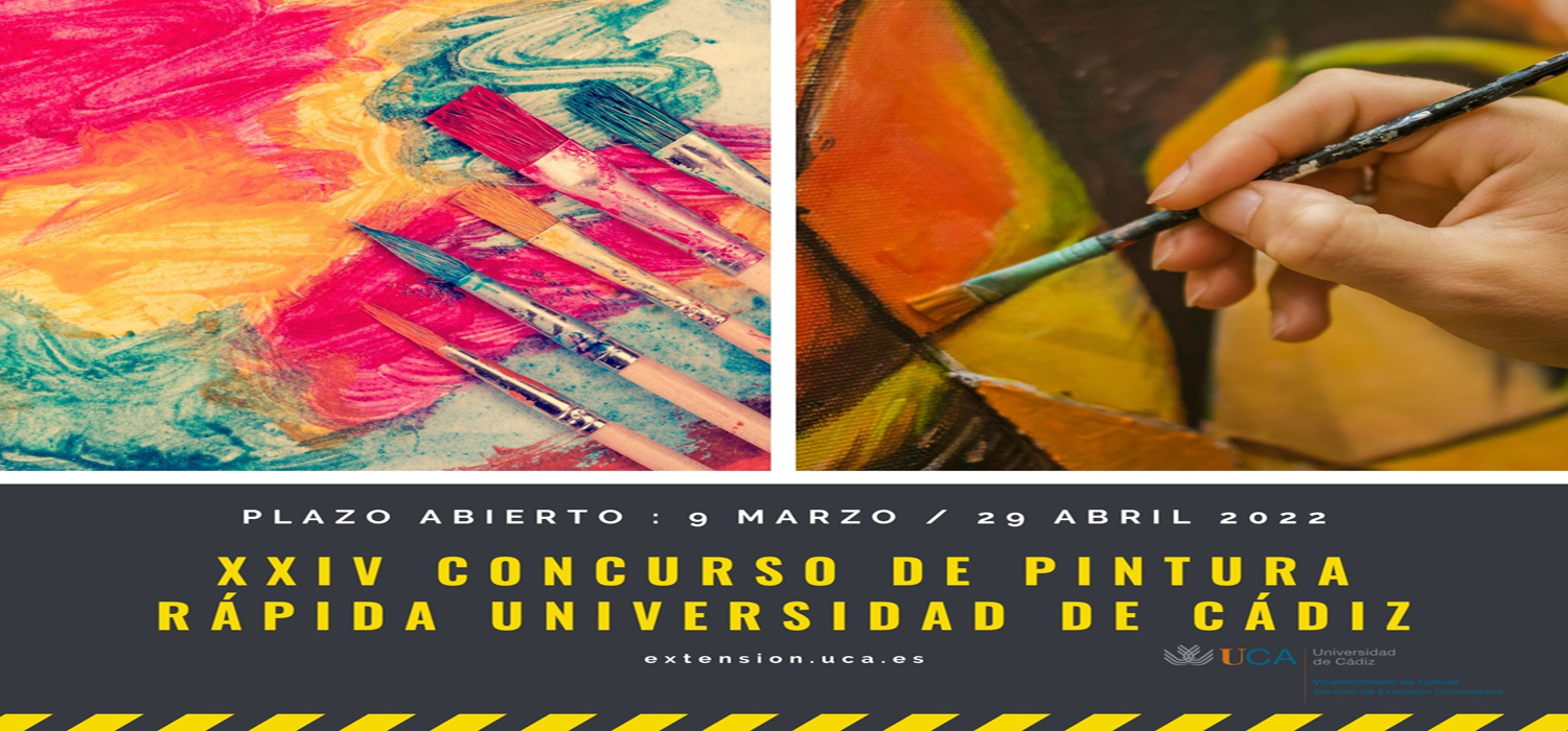 El Servicio de Extensión Universitaria del Vicerrectorado de Cultura de la UCA convoca el XXIV Concurso de Pintura Rápida de la Universidad de Cádiz