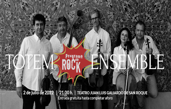 IMG El quinteto de cuerda Tótem Ensemble ofrecerá un concierto en San Roque con un programa sobre clásicos del rock