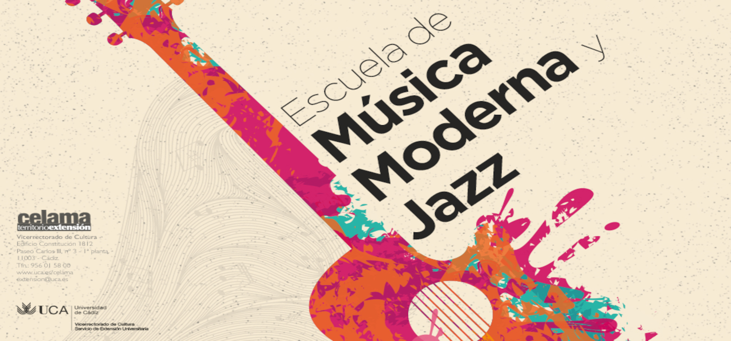 La Escuela de Música Moderna y Jazz del Servicio de Extensión Universitaria del Vicerrectorado de Cultura de la Universidad de Cádiz presenta su programación para el curso 2022/2023