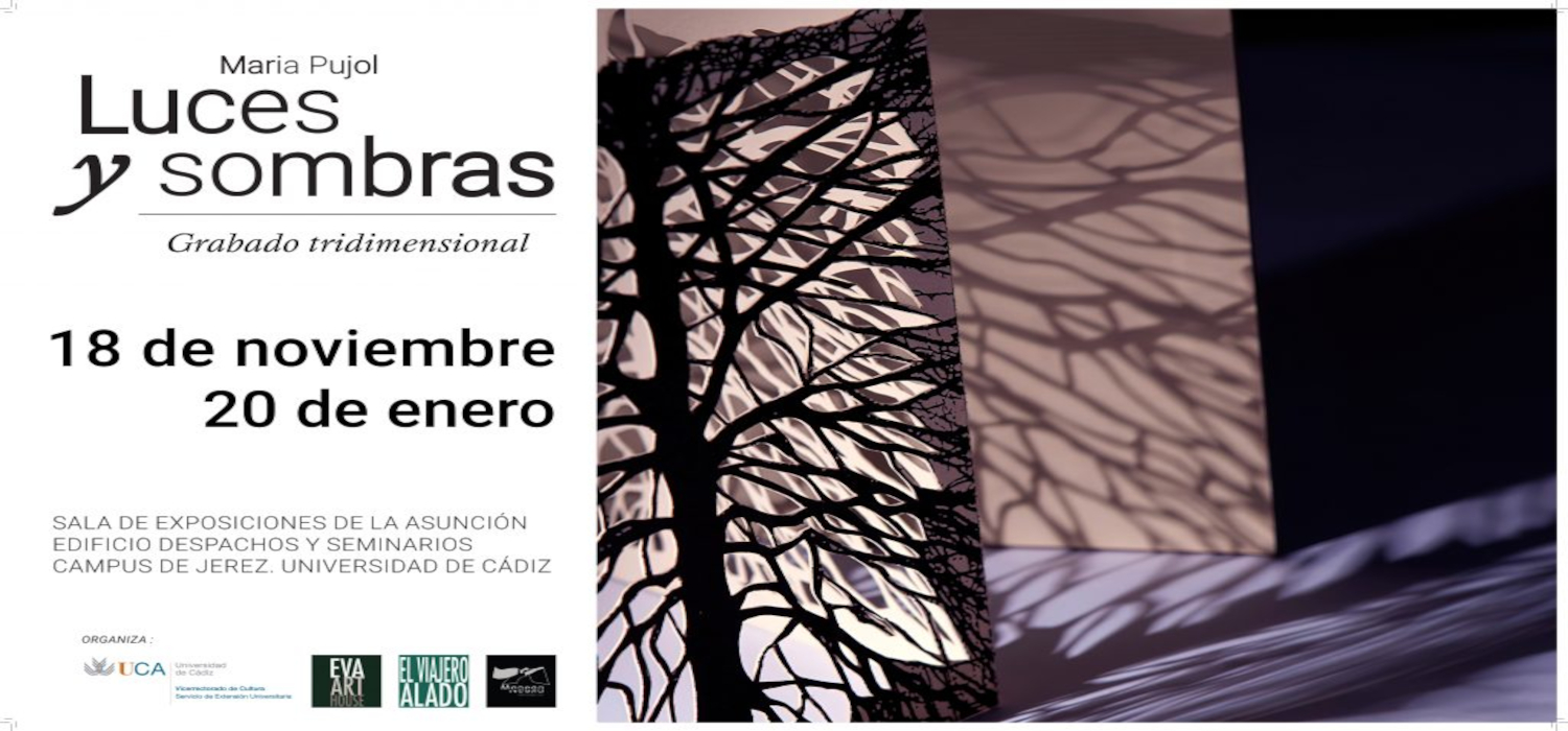 La muestra “Luces y Sombras” de la artista María Pujol, visita la Sala de Exposiciones de La Asunción del Campus de Jerez