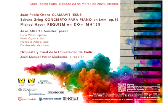 IMG La Orquesta y la Coral de la Universidad de Cádiz ofrecerán un concierto extraordinario en el Gran Teatro Falla de Cá...