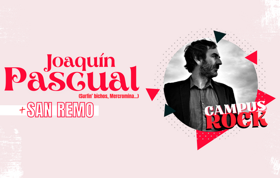 IMG Joaquín Pascual y el grupo portuense San Remo protagonizarán un nuevo concierto del ciclo ‘Campus Rock Cádiz’