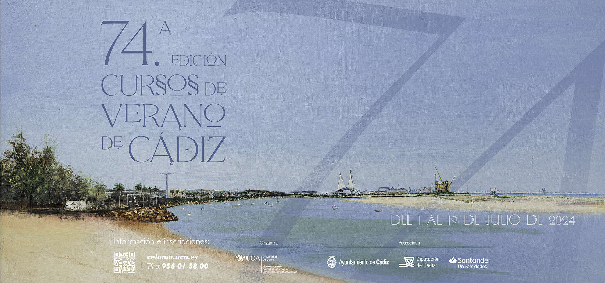 La 74ª Edición de los Cursos de Verano de la UCA en Cádiz oferta diecinueve seminarios, seis módulos de la Escuela de Danza y una completa agenda cultural