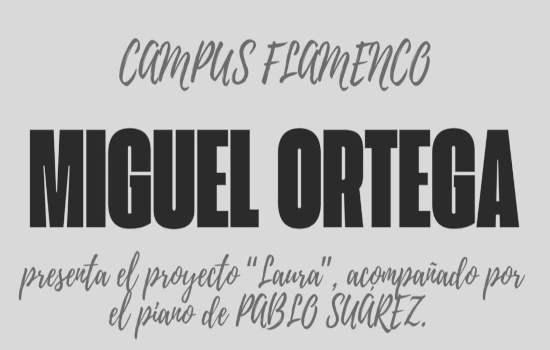 IMG El cantaor Miguel Ortega presenta su proyecto ‘Laura’ en el ciclo de conciertos de la 74ª edición de los Cursos de Ve...