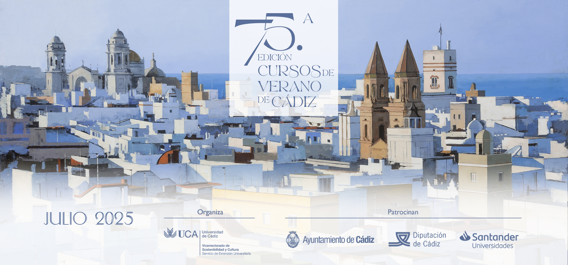 Abierta la inscripción para los seminarios de la 75ª edición de los Cursos de Verano de Cádiz