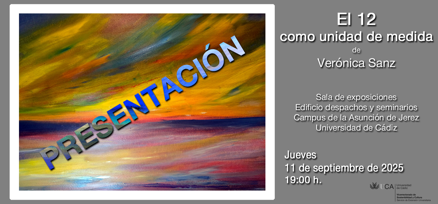 La sala de exposiciones del Campus de la Asunción de Jerez acoge la muestra pictórica ‘El 12 como unidad de medida’ de Verónica Sanz