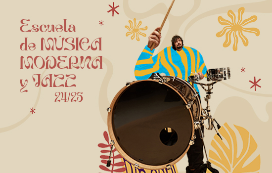 IMG Abierto el plazo de inscripción para el curso 2025-2026 de la Escuela de Música Moderna y Jazz del Servicio de Extens...
