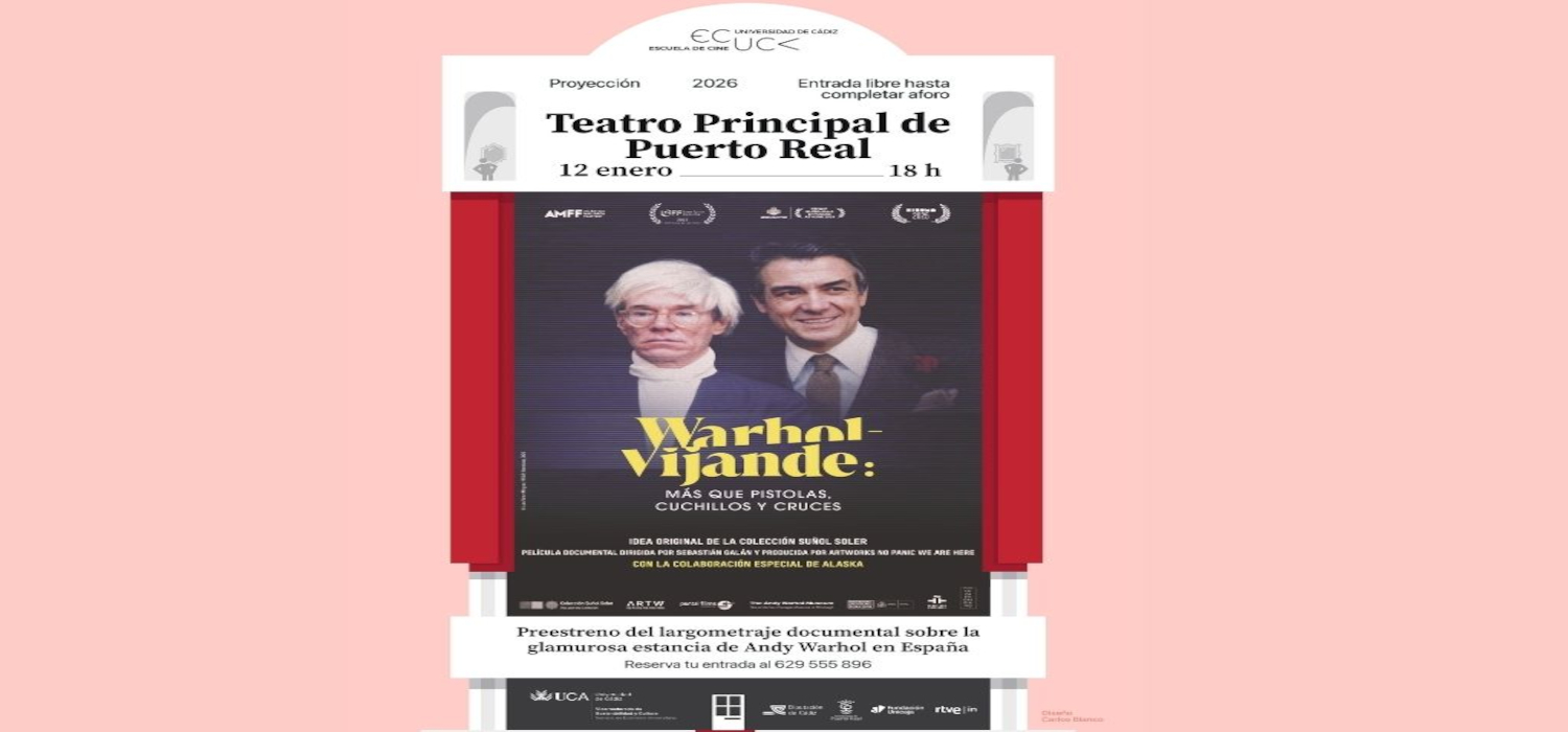 El documental ‘Warhol-Vijande. Más que Pistolas, Cuchillos y Cruces’ se preestrena en el Teatro Principal de Puerto Real con la asistencia del fotógrafo Miguel Trillo