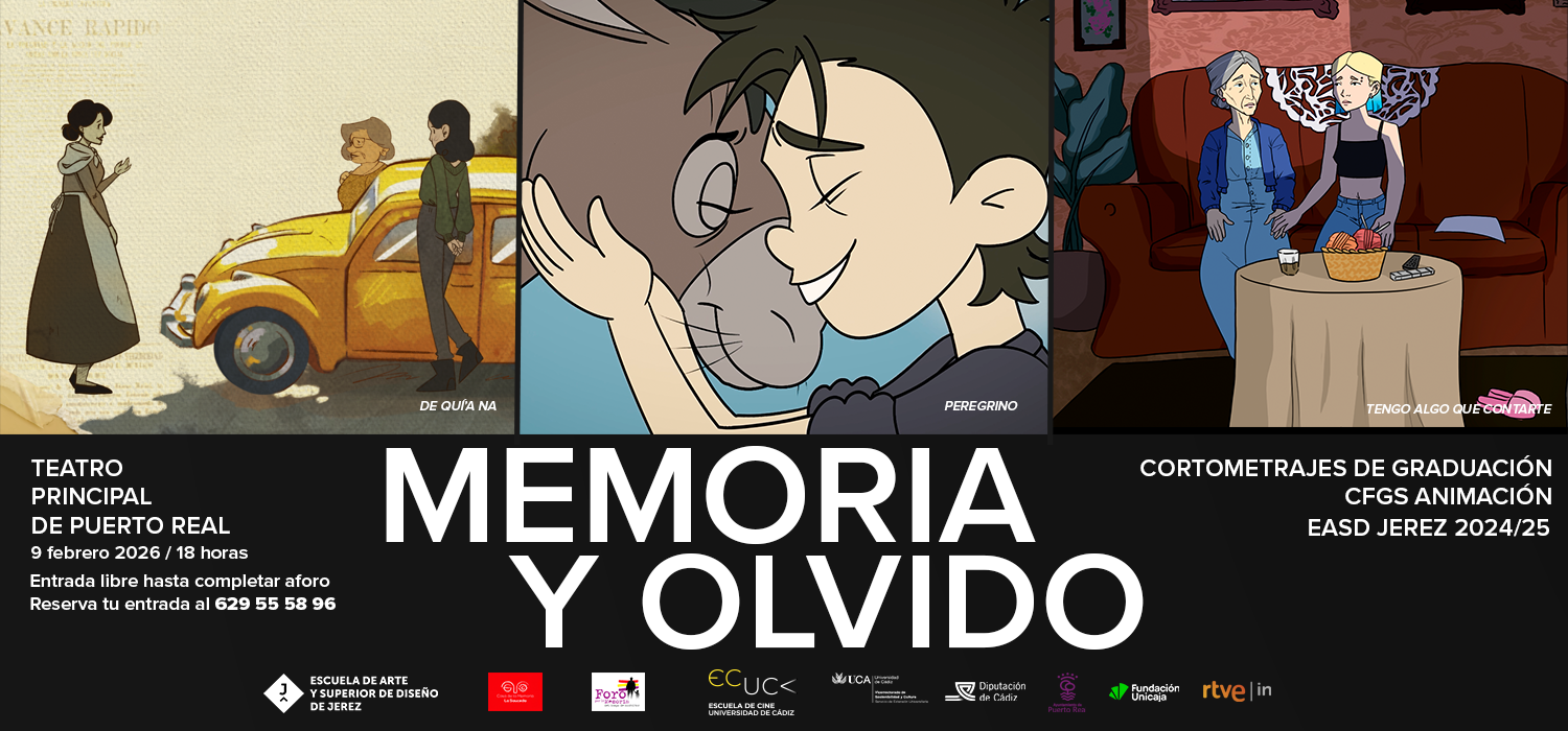La Escuela de Cine del Servicio de Extensión Universitaria del Vicerrectorado de Sostenibilidad y Cultura de la UCA presenta “Memoria y olvido” en el Teatro Principal de Puerto Real