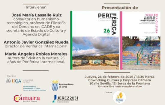 IMG El Servicio de Extensión Universitaria de la UCA presenta el número 26 de la revista “Periférica Internacional” y del...