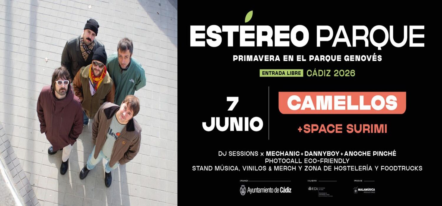 Cuarto día del ciclo de conciertos “Estéreo Parque” en el Parque Genovés de Cádiz.