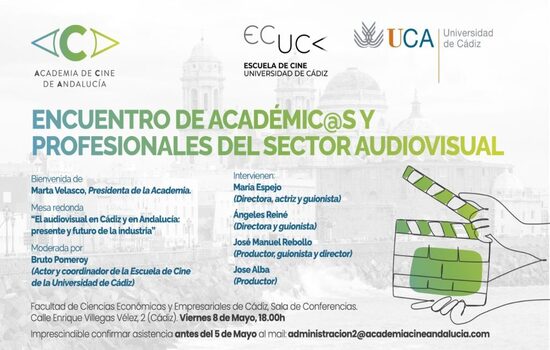 IMG La Escuela de Cine del Servicio de Extensión Universitaria del Vicerrectorado de Sostenibilidad y Cultura de la UCA p...