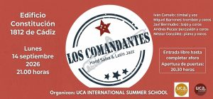 El Servicio de Extensión Universitaria colabora con el concierto de Los Comandantes, organizado p...